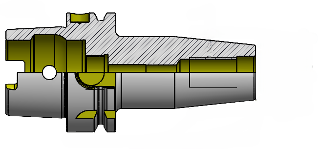 HSK Threaded Mill Adapters TMA