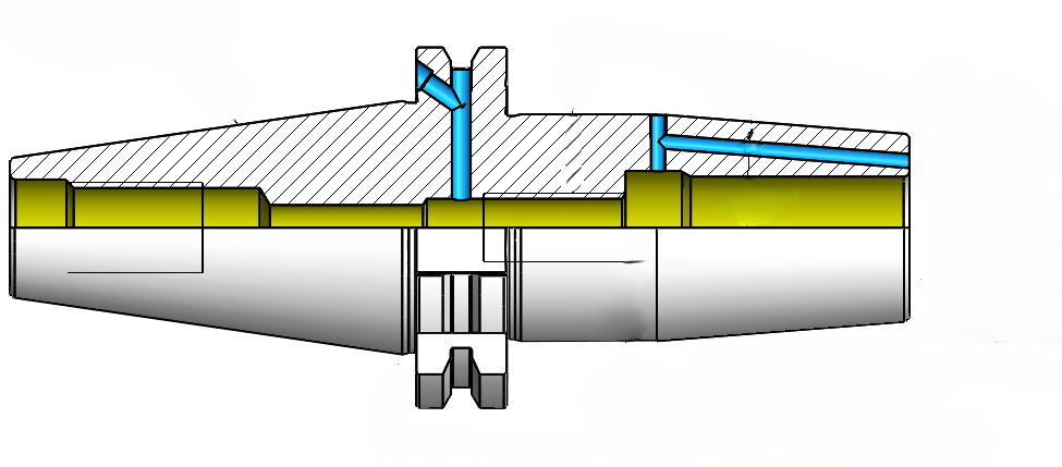 Technical dimension drawing of Shrink Fit Holders (SFH) 47ISO30SFH0680 — SK / ISO shank, DIN 69882-8